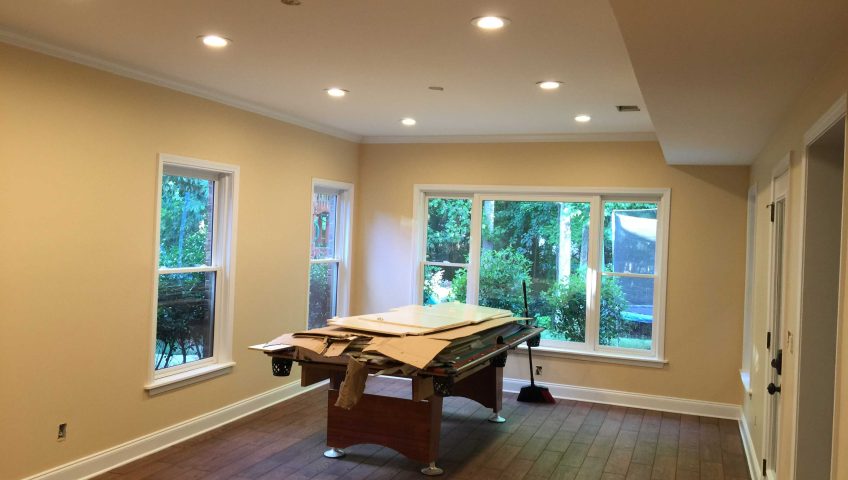 Finished basement